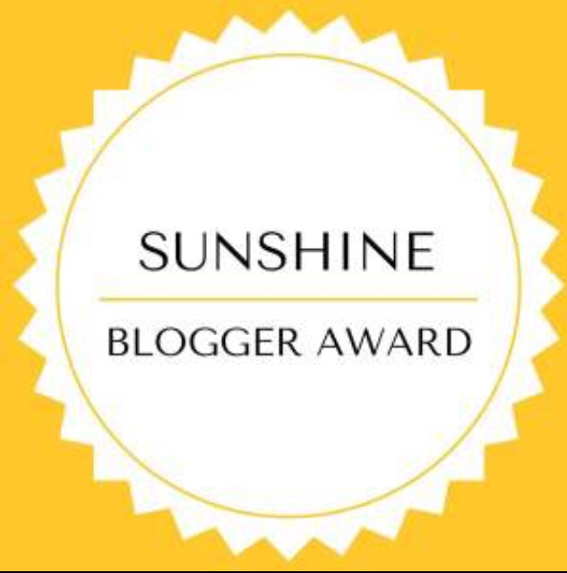 Sunshine Blogger Award