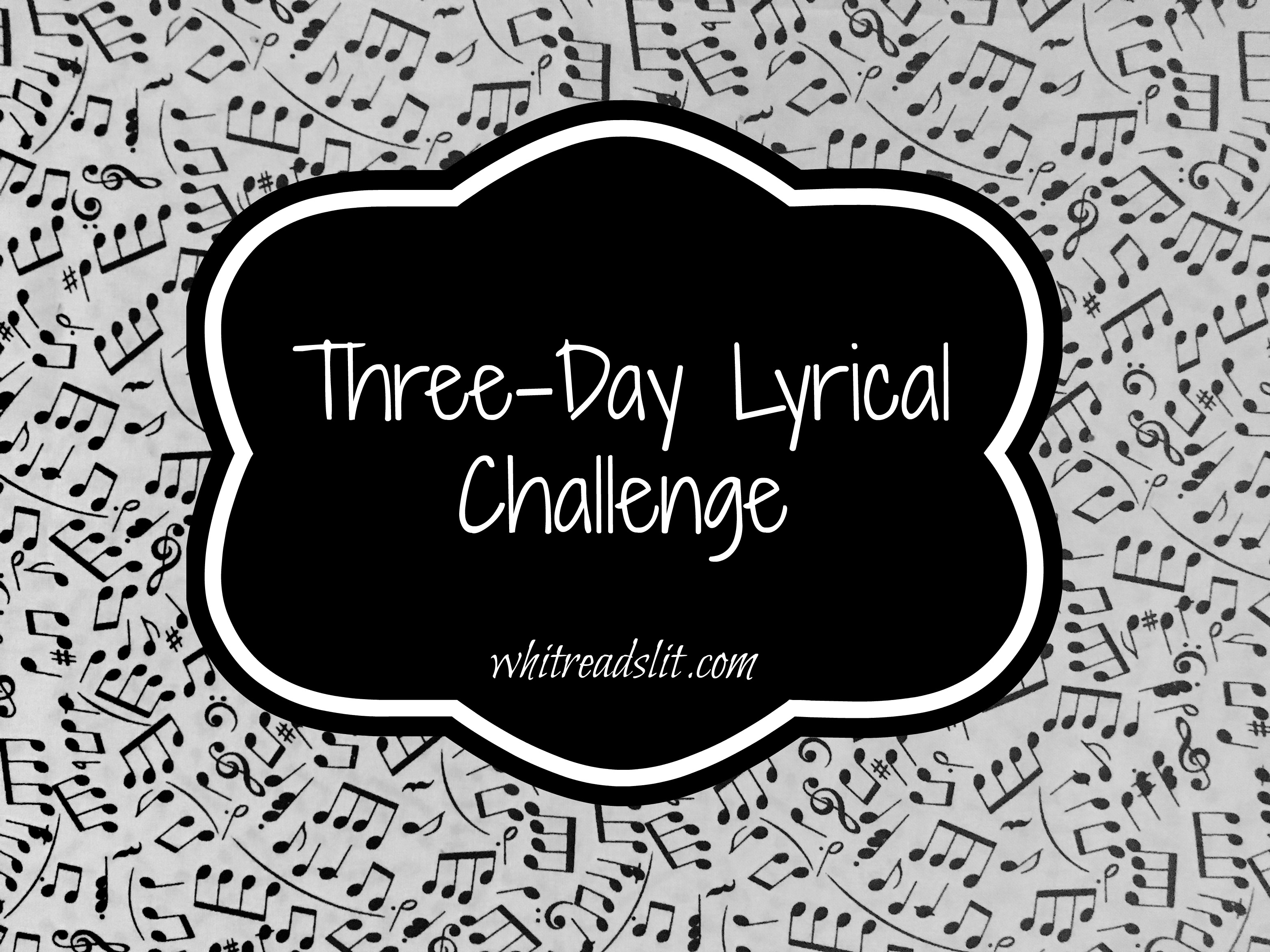 threedaylyricalchallenge